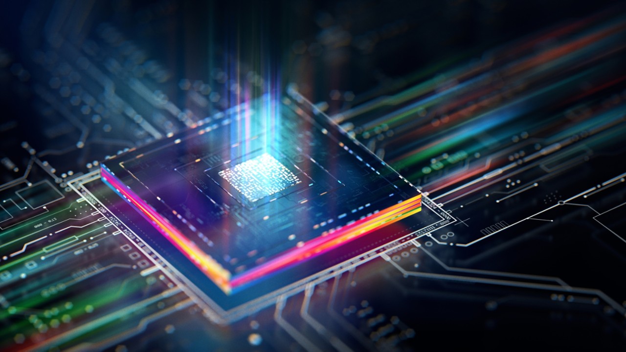 Eaton futuristic central processor unit powerful quantum