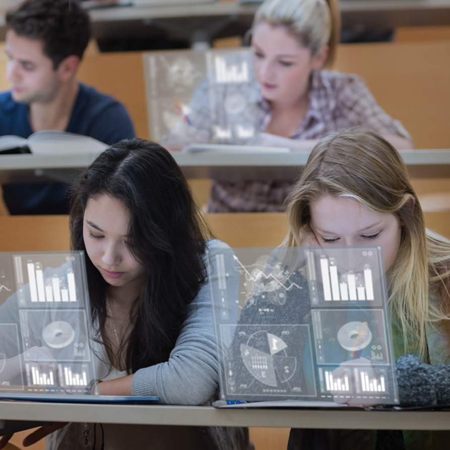 Students learning