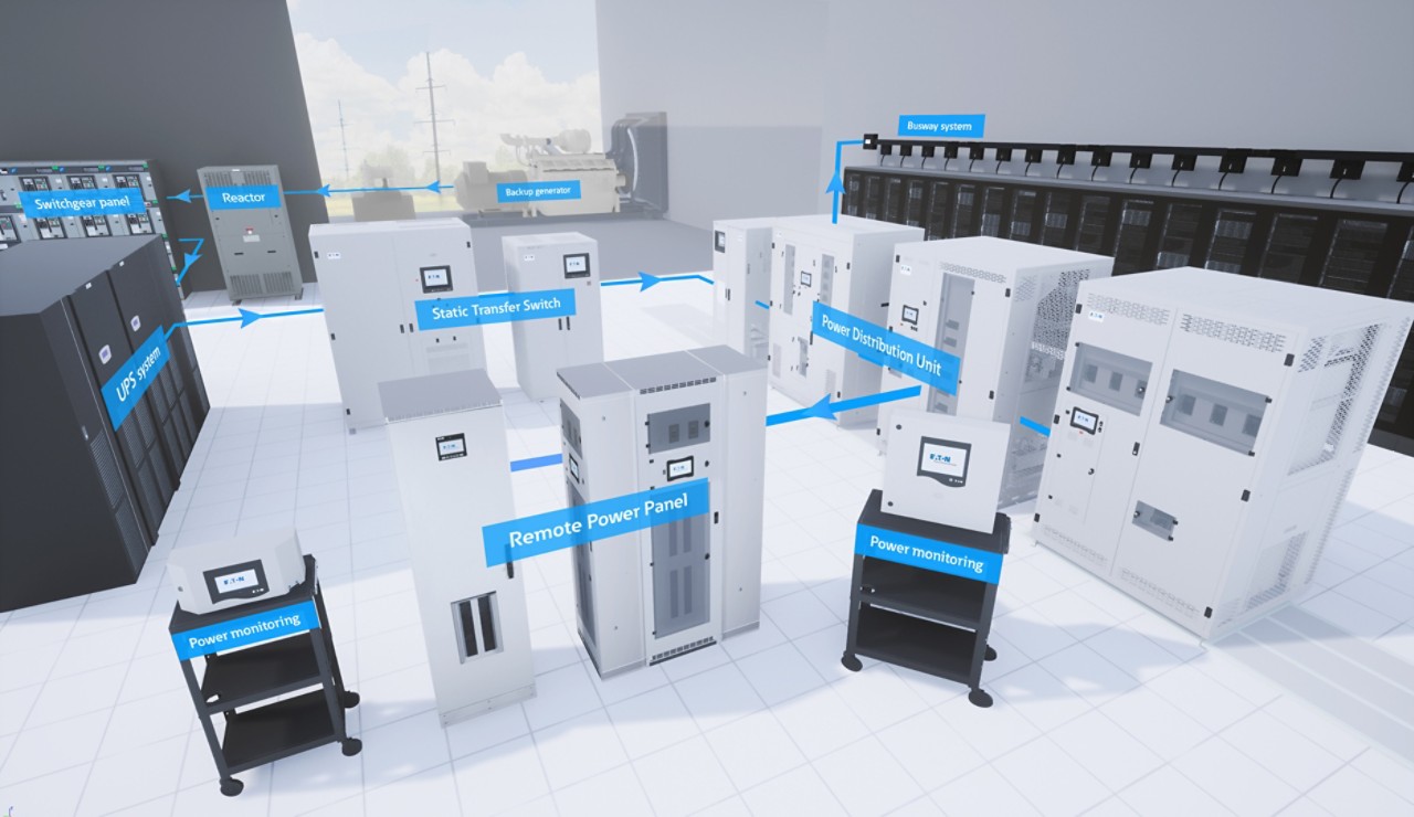Data center monitoring power path