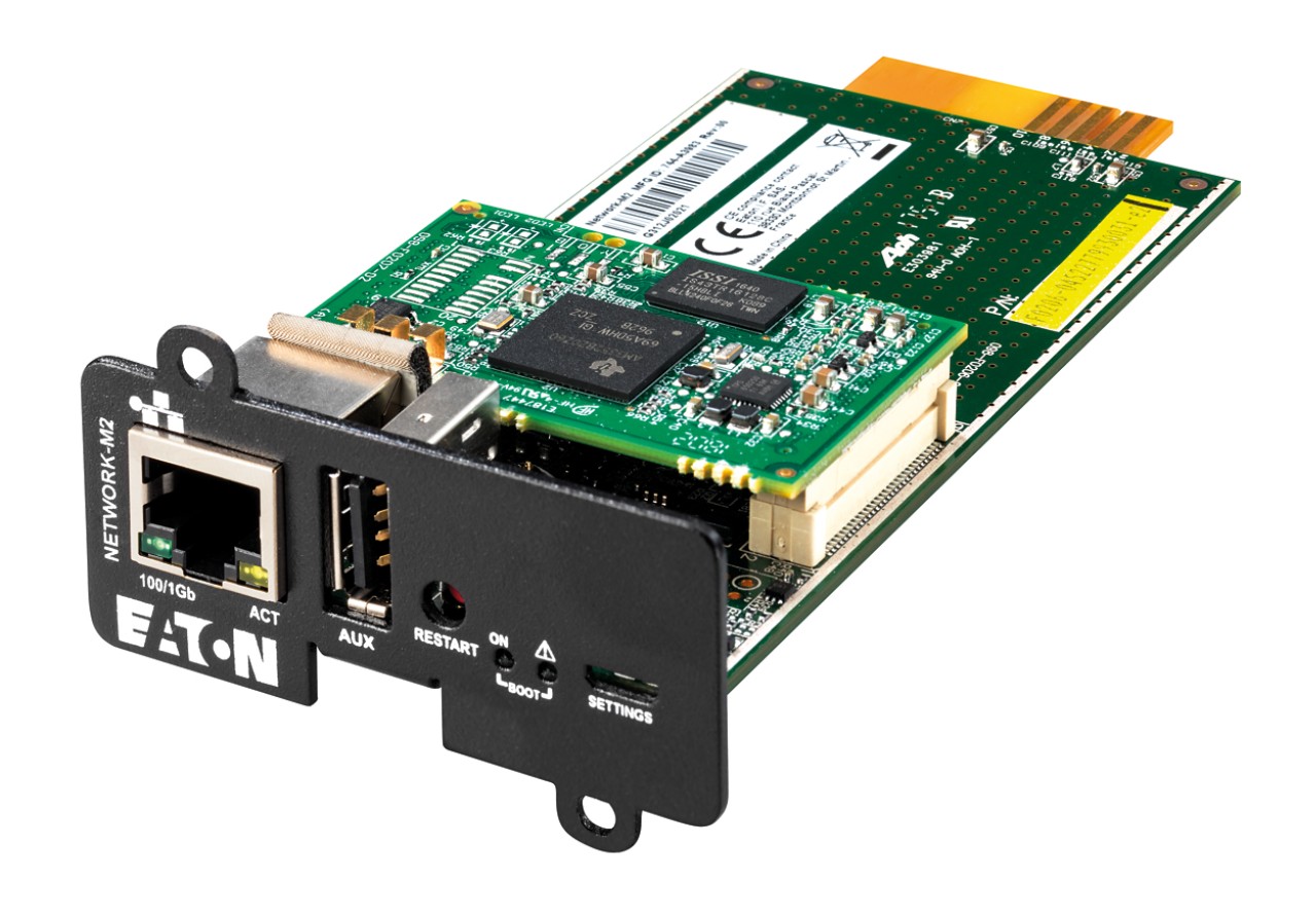 Eaton Gigabit Network M2 Card left angle view