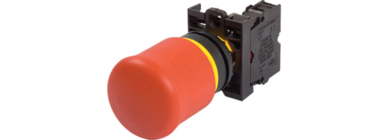 push pull operator style pushbutton
