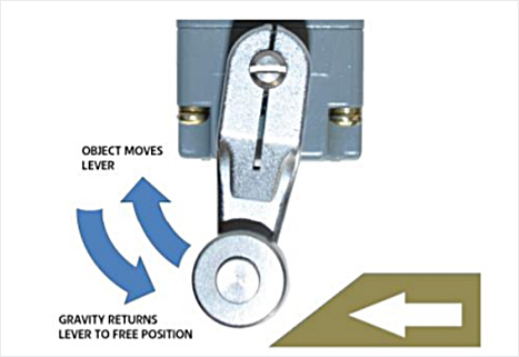 Gravity return switch