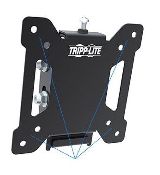 VESA-compliant tilting wall-mount
